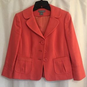 Ann Taylor Coral Jacket Blazer